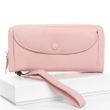 Кожаный женский кошелек Classic DR. BOND WS-22 pink