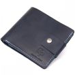 Чоловічий шкіряний гаманець GRANDE PELLE 11461 Темно-синій