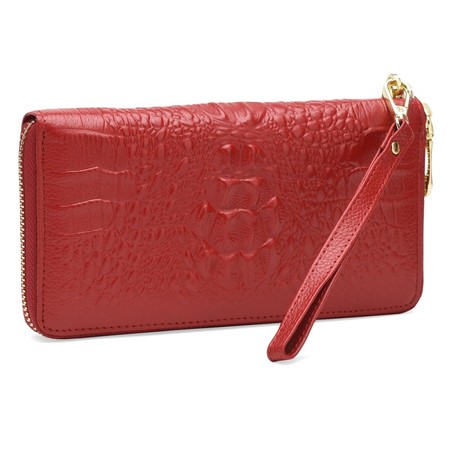 Жіночий шкіряний гаманець Keizer K15201-red купити недорого в Ти Купи