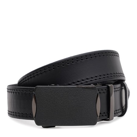 Мужской кожаный ремень Borsa Leather 125v1genav32-black купить недорого в Ты Купи