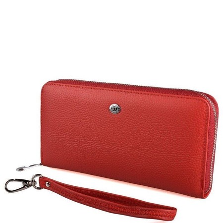 Жіночий шкіряний гаманець ST Leather 18418 (ST45-2) Коричневий купити недорого в Ти Купи