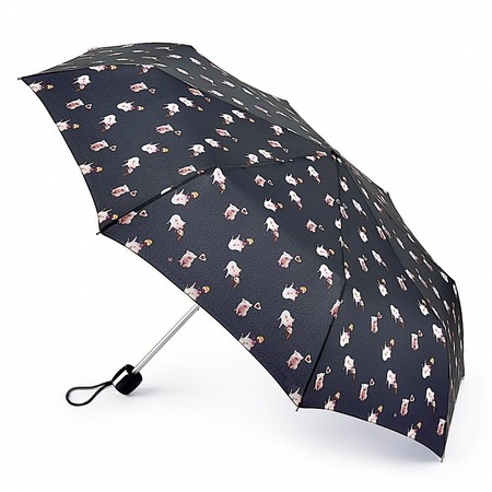 Жіноча механічна парасолька Fulton L354 Minilite-2 Greedy Piggy (Порося) купити недорого в Ти Купи