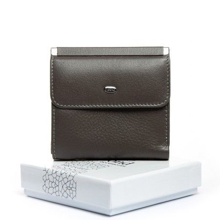 Женский кожаный кошелек Bright DR. BOND WS-33 gray купить недорого в Ты Купи
