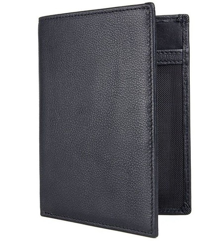 Шкіряний чоловічий чорний гаманець Джон МакДі JDR-8450A купити недорого в Ти Купи