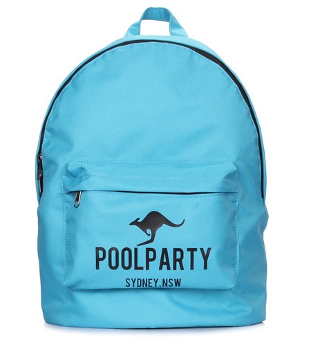 Молодежный текстильный рюкзак POOLPARTY backpack-oxford-sky купить недорого в Ты Купи