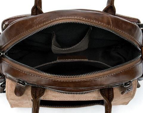 Женская кожаная сумка-трансформер Vintage 14812 Коричневый купить недорого в Ты Купи