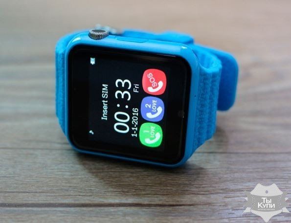 Детские смарт-часы Smart GPS V7K Blue (9008) купить недорого в Ты Купи
