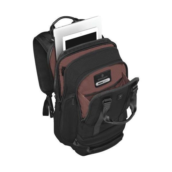 Сумка-рюкзак черная Victorinox Travel Lexicon Professional Vt601115 купить недорого в Ты Купи