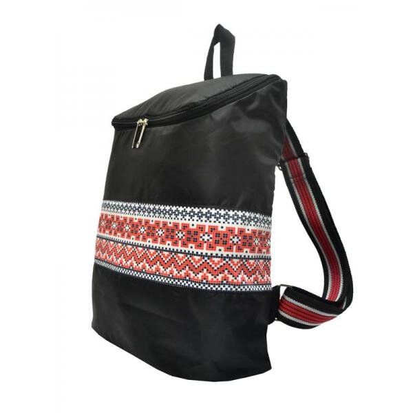 Чорний рюкзак з плащової тканини EPISODE UKRAINE AS16019.131 купити недорого в Ти Купи