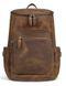 Шкіряний дорожній коричневий рюкзак Vintage 14887 Коричневий