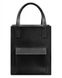 Жіноча шкіряна сумка шоппер Бетсі BlankNote з кишенею чорна BN-BAG-10-1-G-KR