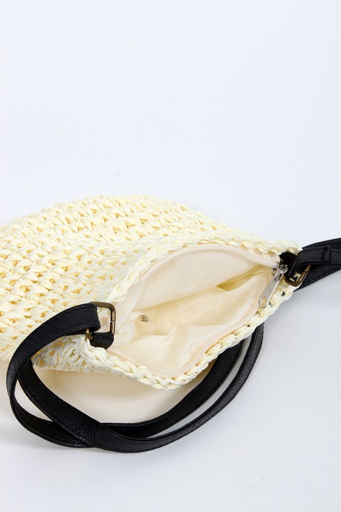 Пляжна солом'яна жіноча сумка SYM-4183 купити недорого в Ти Купи