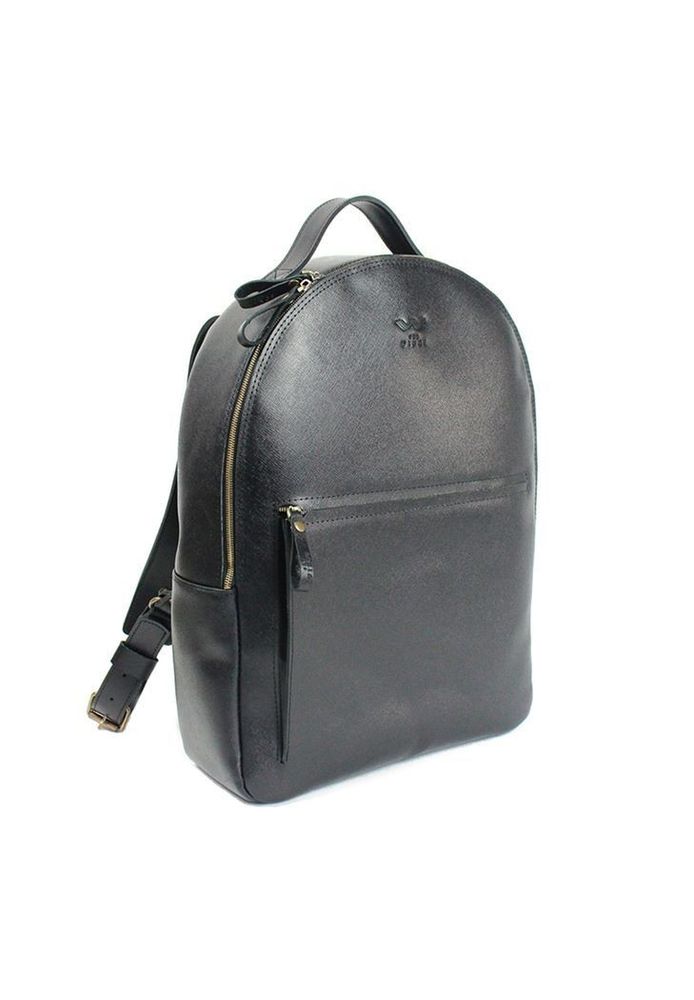 Женский рюкзак из натуральной кожи Groove L черный сафьян TW-GROOVE-L-BLACK-SAF купить недорого в Ты Купи