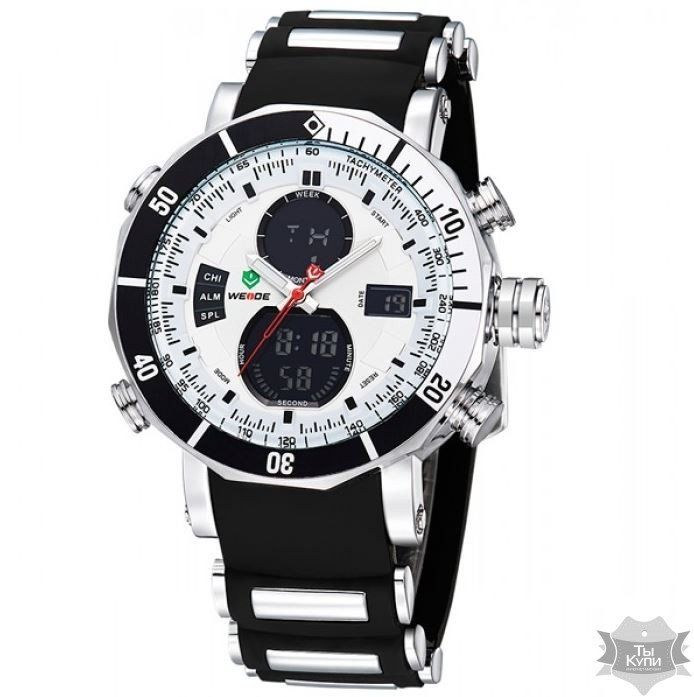 Чоловічий наручний годинник Weide Kasta White (тисяча двісті тридцять шість) купити недорого в Ти Купи