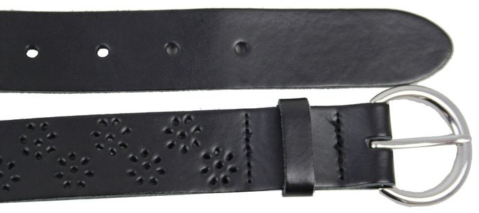 Женский кожаный ремень C&A, Германия 1108113 черный купить недорого в Ты Купи