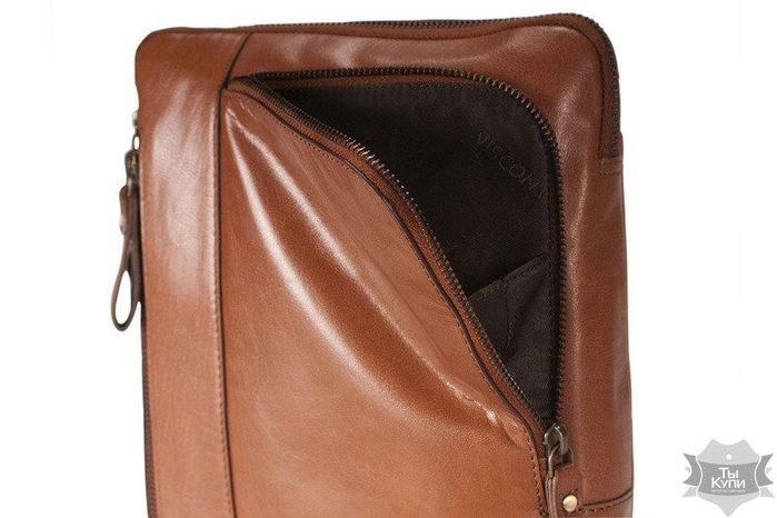 Чоловіча шкіряна сумка-планшет Visconti ROY ML-20 TAN купити недорого в Ти Купи