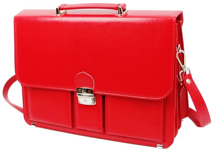 Жіночий портфель з екологічної шкіри AMO SST10 червоний купити недорого в Ти Купи