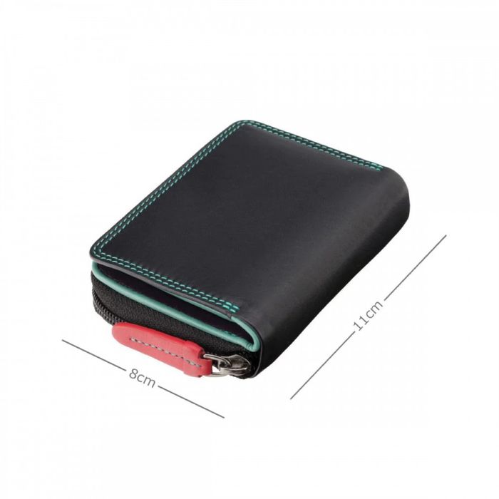 Кожаный кошелёк Visconti RB53 (Black/Rhumba) купить недорого в Ты Купи