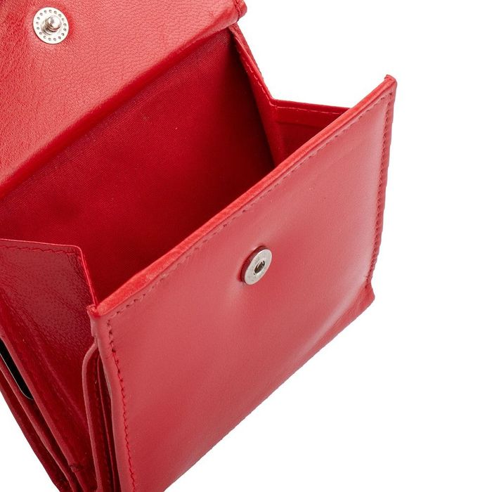 Женский кожаный кошелек 4U CAVALDI DNK-RD-16-GCL-red(копия) купить недорого в Ты Купи