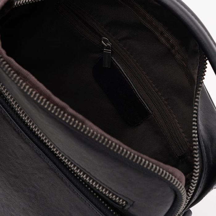 Мужская кожаная сумка Ricco Grande K16682bl-black купить недорого в Ты Купи