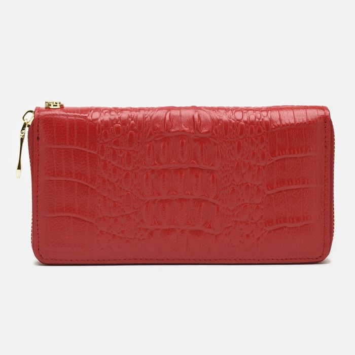 Жіночий шкіряний гаманець Keizer K15201-red купити недорого в Ти Купи