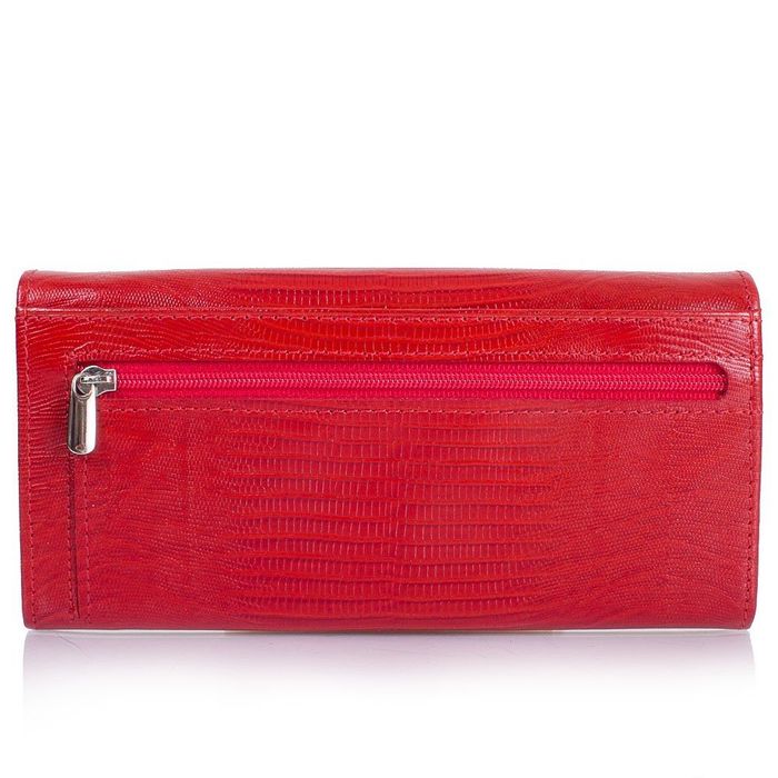 Жіночий шкіряний червоний гаманець CANPELLINI SHI2037-15 купити недорого в Ти Купи