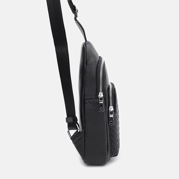 Чоловічий шкіряний рюкзак Ricco Grande K16085bl-black купити недорого в Ти Купи