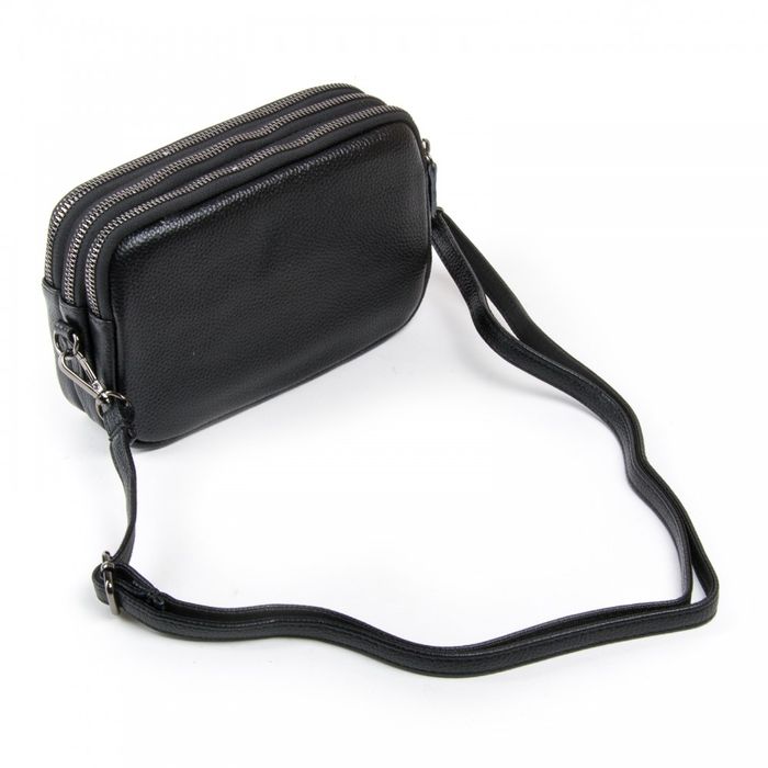 Жіноча шкіряна сумка-клатч ALEX RAI 1-02 60061-1 black купити недорого в Ти Купи