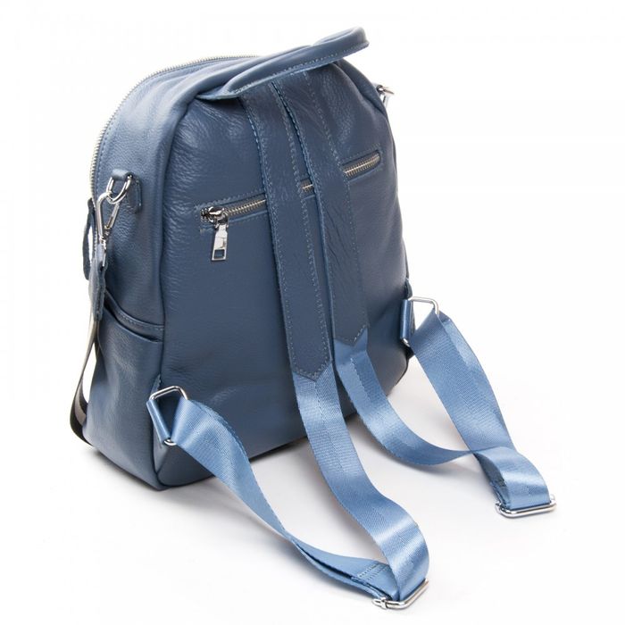 Женская кожаный рюкзак ALEX RAI 8907-9* blue купить недорого в Ты Купи
