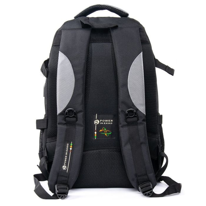 Городской рюкзак для ноутбука с USB Power In Eavas 9629 grey купить недорого в Ты Купи