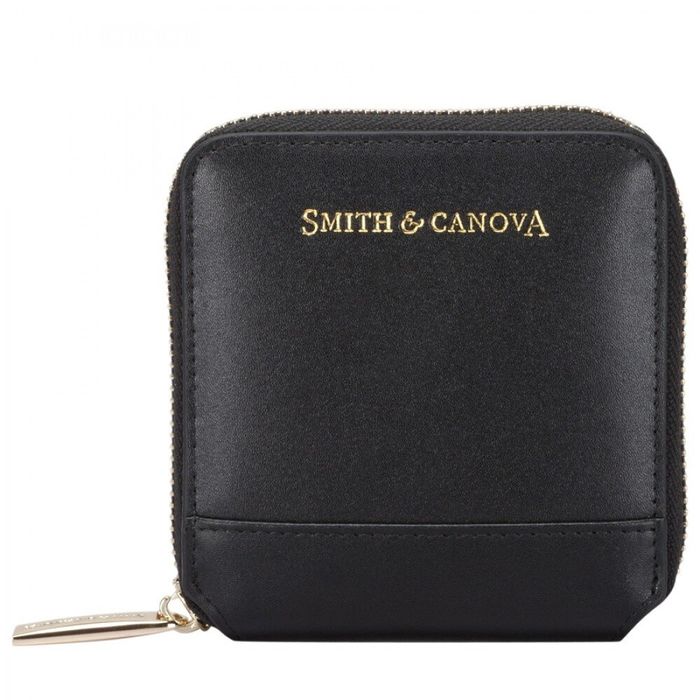 Шкіряний жіночий гаманець Smith and Canova 26812 Josephine (Black) купити недорого в Ти Купи