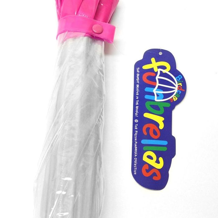 Детский механический зонт-трость Fulton Funbrella-2 C603 Pink (Розовый) купить недорого в Ты Купи