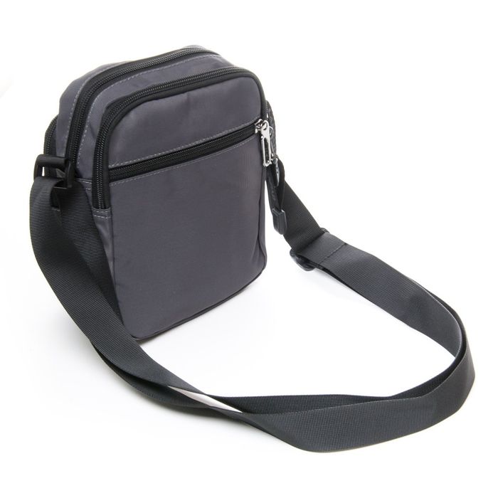 Мужская сумка через плечо Lanpad 4208 grey купить недорого в Ты Купи