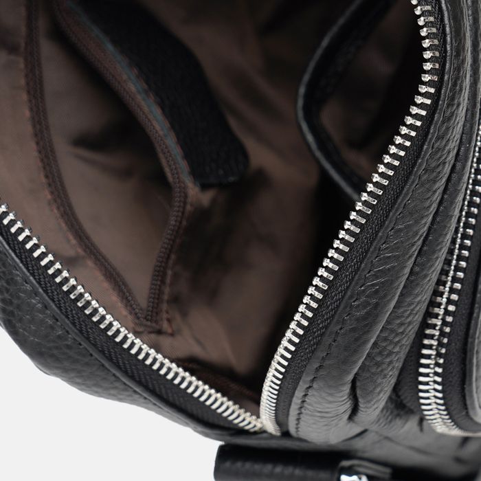 Чоловічі шкіряні сумки Ricco Grande K16207-black купити недорого в Ти Купи