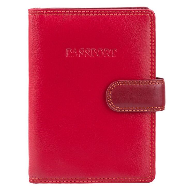 Кожаная обложка для паспорта Visconti rb75 red m купить недорого в Ты Купи