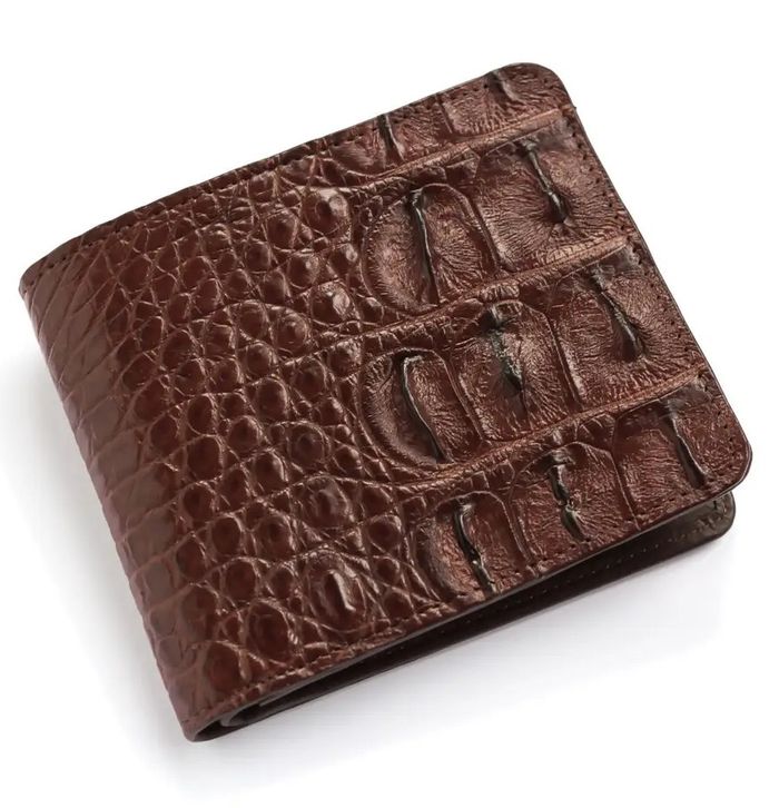 Крокодилська шкіряна шкіряна гаманець Екзотична шкіра CW34_8 купити недорого в Ти Купи