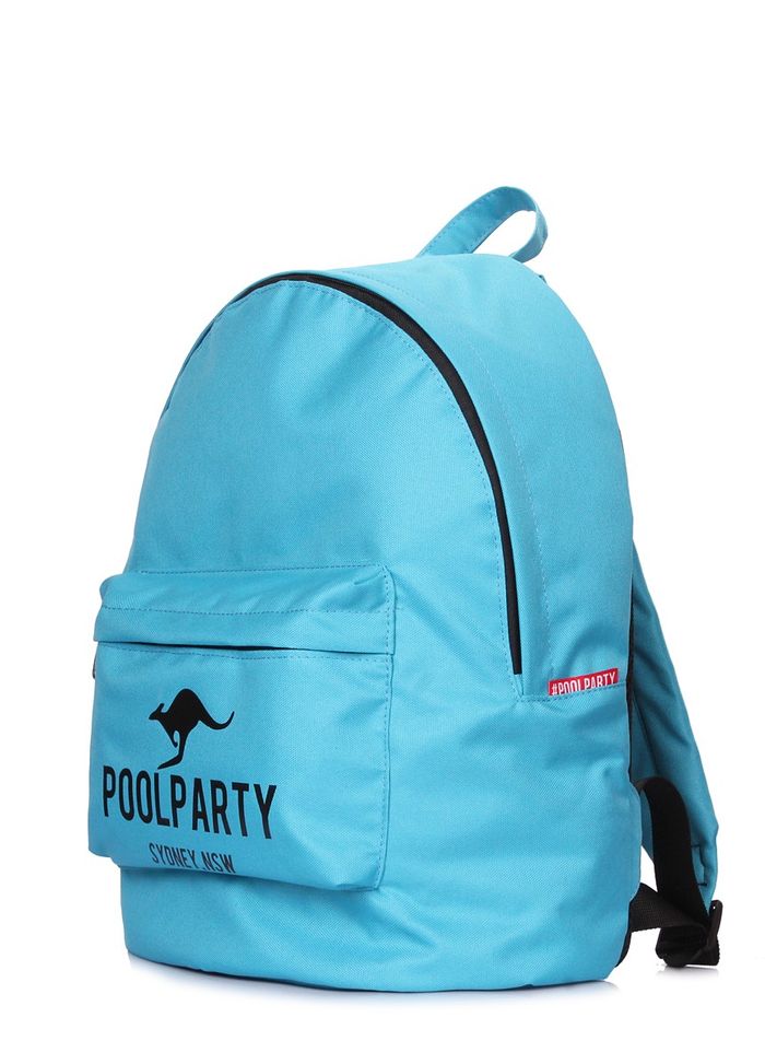 Молодежный текстильный рюкзак POOLPARTY backpack-oxford-sky купить недорого в Ты Купи
