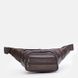 Мужская кожаная сумка на пояс Keizer K18015br-brown