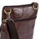 Чоловіча шкіряна сумка Vintage 14731 Темно-коричневий