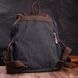 Чоловічий рюкзак з тканини Vintage 22151, Чорний