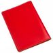 Красная женская обложка для паспорта из натуральной кожи Shvigel 13975