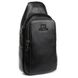 Рюкзак из натуральной кожи на одно плечо BRETTON BE 2002-3 black