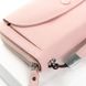 Кожаный женский кошелек Classic DR. BOND WS-22 pink