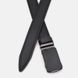 Чоловічий шкіряний ремінь Borsa Leather 125v1genav32-black, Чорний