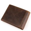 Чоловічий шкіряний гаманець Vintage 14230 Коричневий