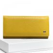 Кожаный женский кошелек Classic DR. BOND W1-V yellow