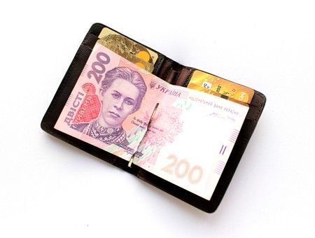Шкіряний чоловічий затискач "Lalbero" коричневий km009 купити недорого в Ти Купи
