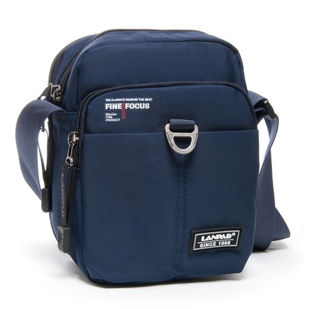 Мужская сумка через плечо Lanpad 4208 blue купить недорого в Ты Купи