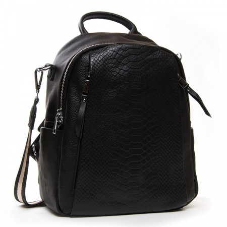Жіночий рюкзак шкіряний ALEX RAI 8907-9* black купити недорого в Ти Купи