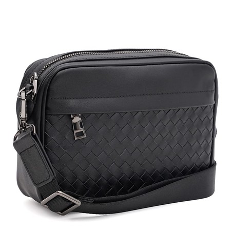Мужская кожаная сумка Ricco Grande K16612bl-black купить недорого в Ты Купи